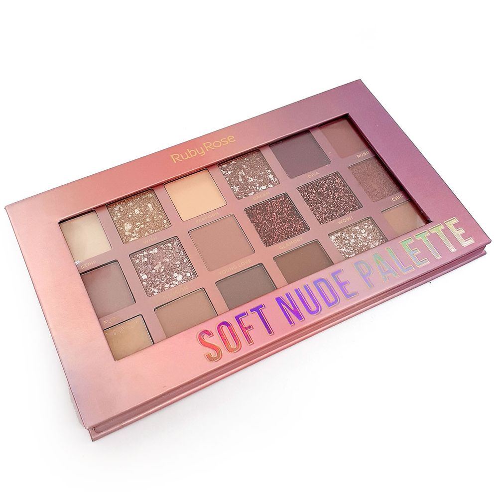 Maquiagem com a paleta Soft Nude da Ruby Rose